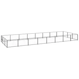 kojec-dla-psow-xl-stalowy-czarny-800x300x70cm