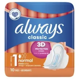 always-classic-normal-podpaski-ze-skrzydelkami-10-sztuk