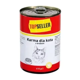topseller-karma-dla-kota-z-drobiem-415-g