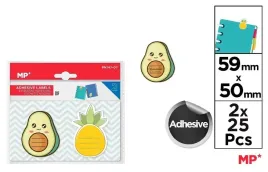 karteczki-samoprzylepne-awokado-ananas-2x25szt