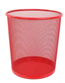 kosz-okragly-maly-czerwony