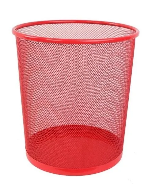 kosz-okragly-maly-czerwony