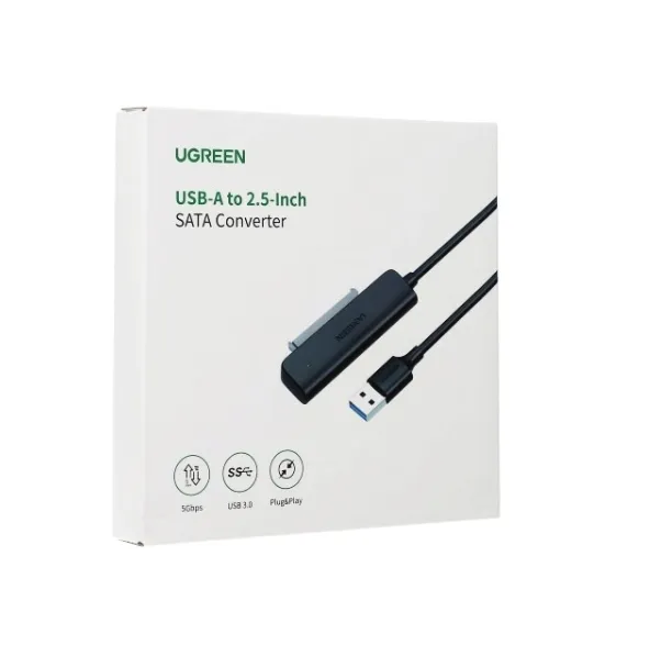 adapter-ugreen-cm321-usb-a-sata-2-5-50cm-czarny-stan-nowy-kod-producenta-70609-marka-ugreen