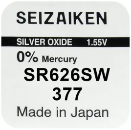 bateria-srebrowa-seizaiken-do-zegarka-377-sr626sw-sr66-377-1szt