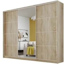 szafa-przesuwna-meblo4-270-sonoma-garderoba-lustro