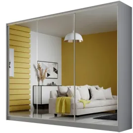 szafa-przesuwna-meblo-2-270-szara-garderoba-lustro