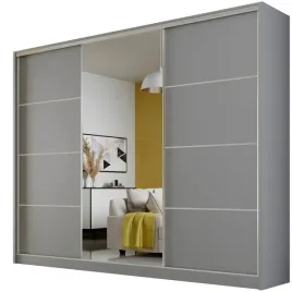 szafa-przesuwna-meblo-4-270-szara-garderoba-lustro