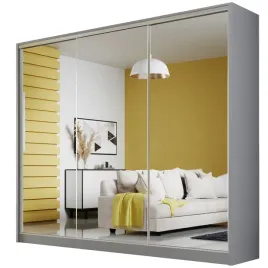 szafa-przesuwna-meblo-2-250-szara-garderoba-lustro