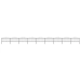 panele-ogrodzeniowe-z-grotami-stal-125-15-x-153-m-czarne
