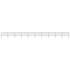 ogrodzenie-z-pretow-z-grotami-17-x-1-m-stalowe-czarne