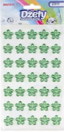 dzety-samoprzylepne-kwiatki-zielone-35szt