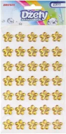 dzety-samoprzylepne-kwiatki-zlote-35szt