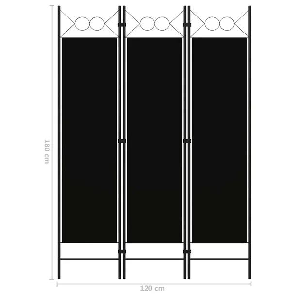 parawan-3-panelowy-czarny-120-x-180-cm-stan-nowy