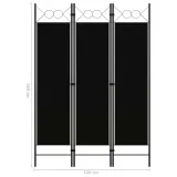parawan-3-panelowy-czarny-120-x-180-cm-stan-nowy
