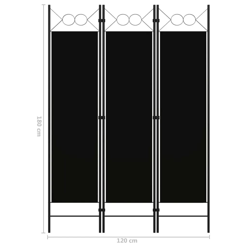 parawan-3-panelowy-czarny-120-x-180-cm