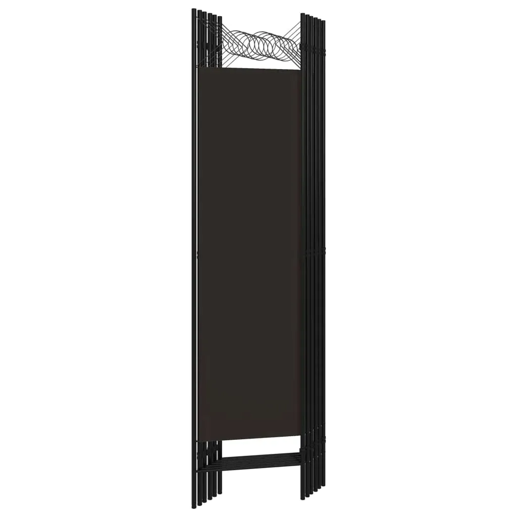 parawan-6-panelowy-brazowy-240-x-180-cm