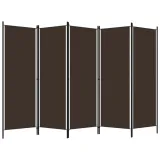 parawan-5-panelowy-brazowy-250-x-180-cm-stan-nowy