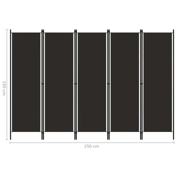 parawan-5-panelowy-brazowy-250-x-180-cm-stan-nowy