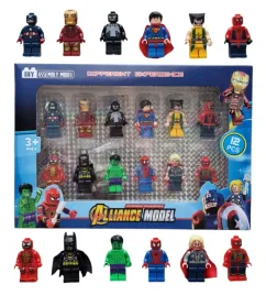 minifigurki-figurki-super-bohaterow-avenger-spiderman-hulk-kapitan-ameryka