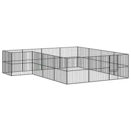 klatka-dla-psa-403x400x100-czarna-stal-galwanizowana