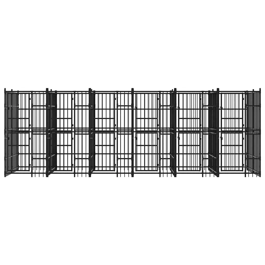 kojec-dla-psa-576x192x200-czarny-stan-nowy