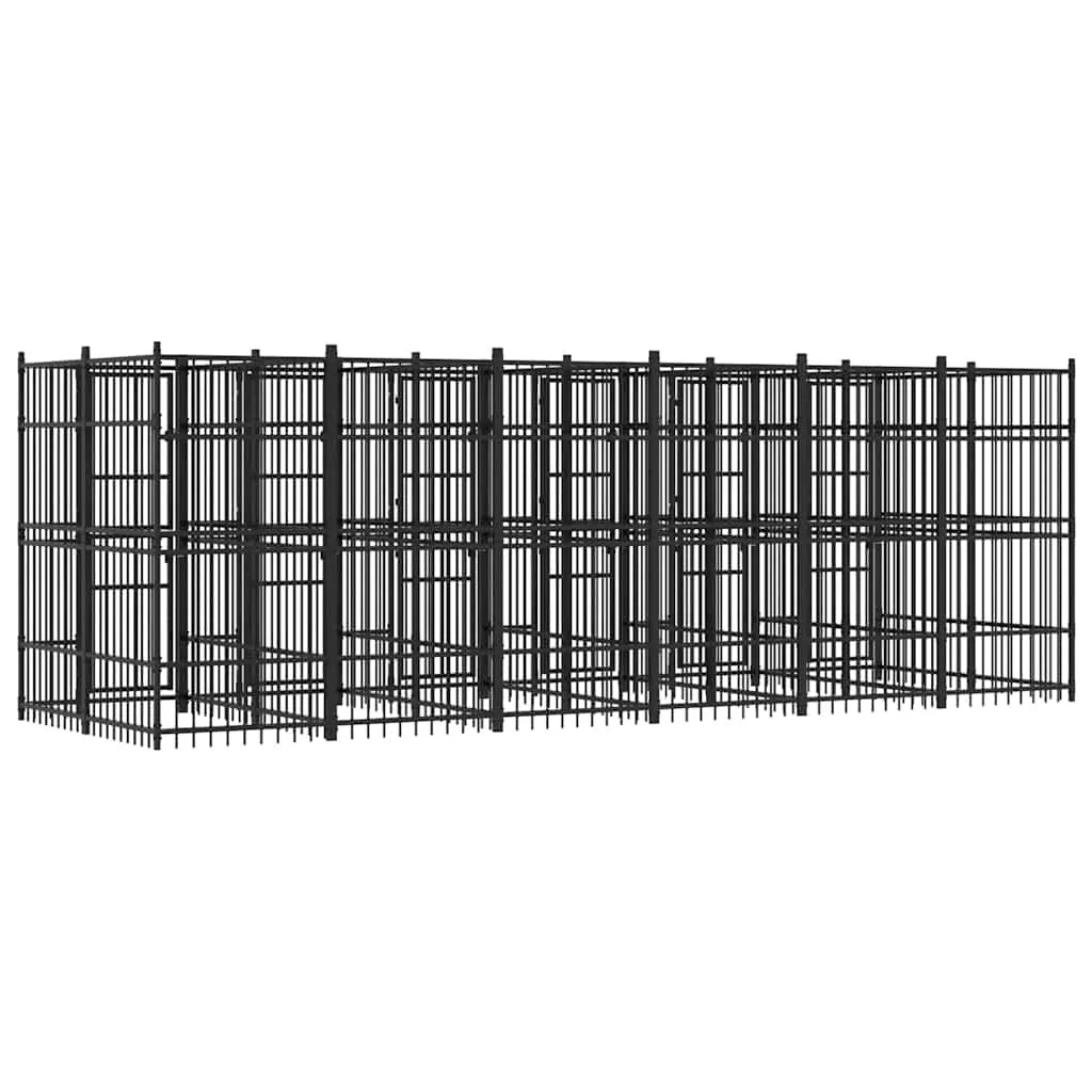 kojec-dla-psa-576x192x200-czarny-stan-nowy