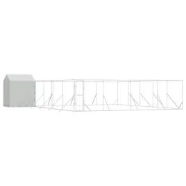kojec-dla-psa-z-dachem-srebrny-10x10x25m-stal-galwanizowana