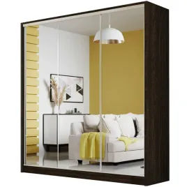 szafa-przesuwna-meblo-2-200-wenge-garderoba-lustro