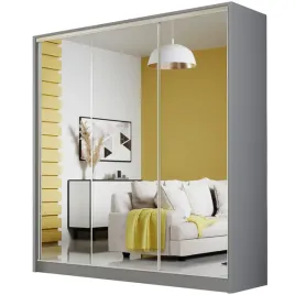 szafa-przesuwna-meblo-2-200-szara-garderoba-lustro