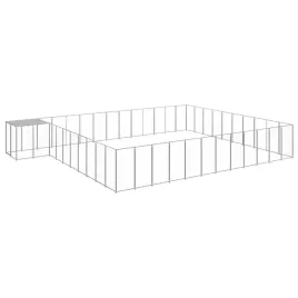 kojec-dla-psow-770x550x110-cm-srebrny-szary