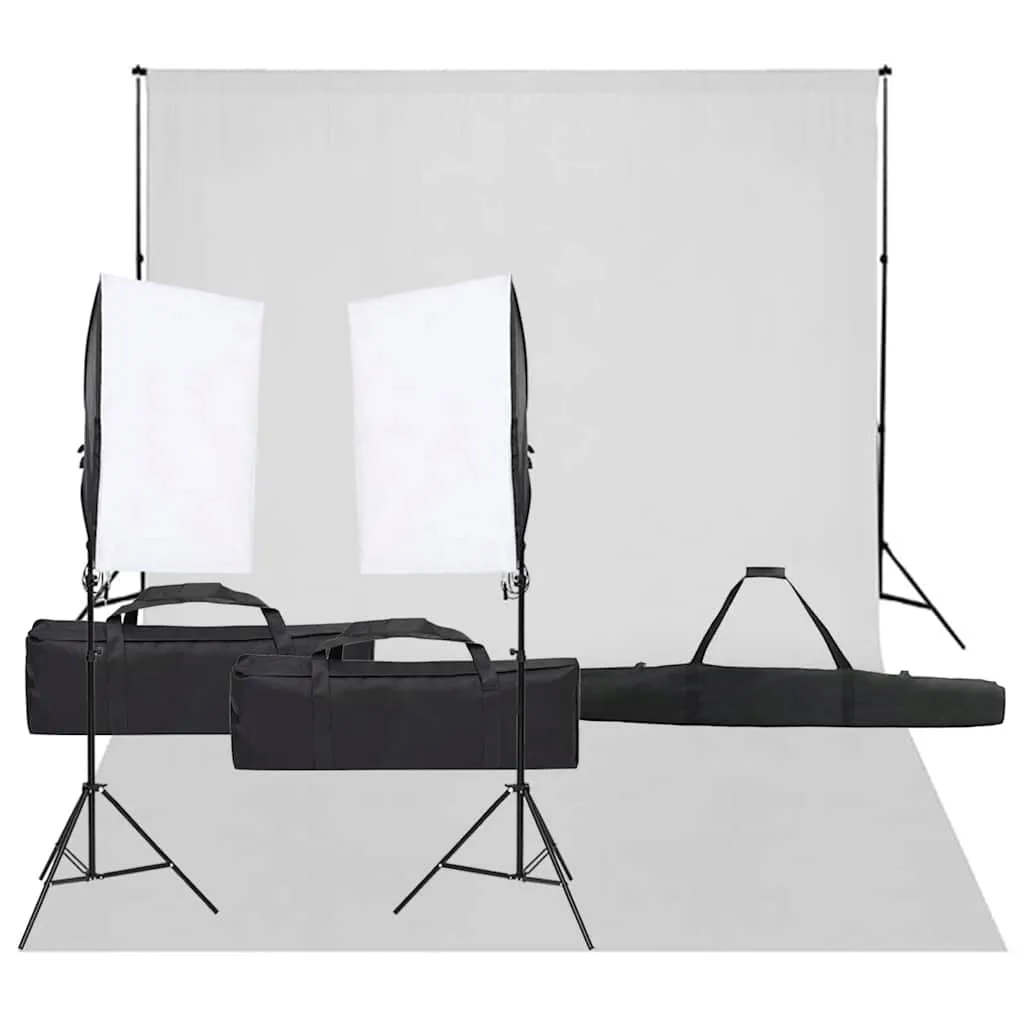 studio-photographic-set-2x-softbox-2x-tripod-led-bulbs-background-3x