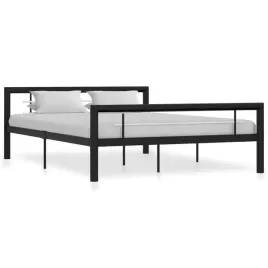 rama-lozka-czarno-biala-metalowa-120-x-200-cm