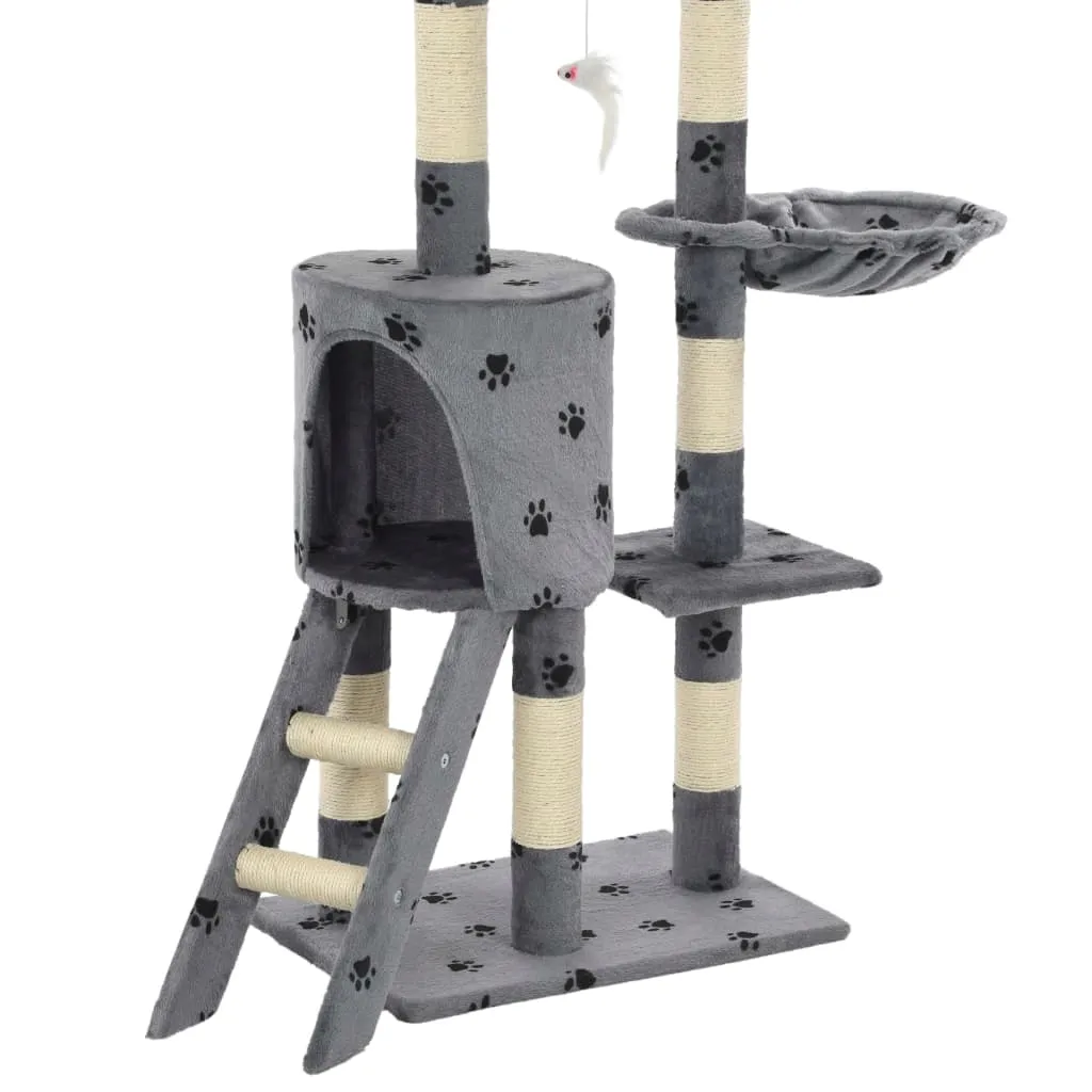 drapak-138cm-szary-w-lapki