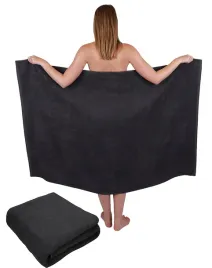 zestaw-2-recznikow-z-bawelny-szary-grafit-100x150