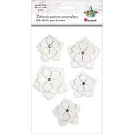 kwiaty-papierowe-samoprzylepne-3d-biale-5szt