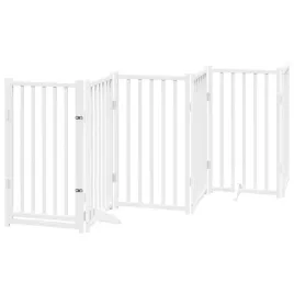 skladana-bramka-dla-psa-z-drzwiami-6-paneli-300-cm-drewniana