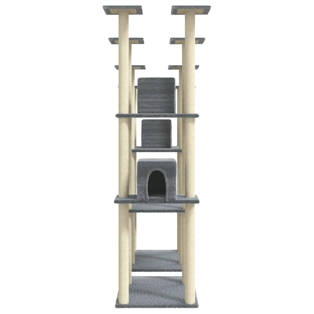 drapak-dla-kotow-148x61x174-cm-jasnoszary-stan-nowy