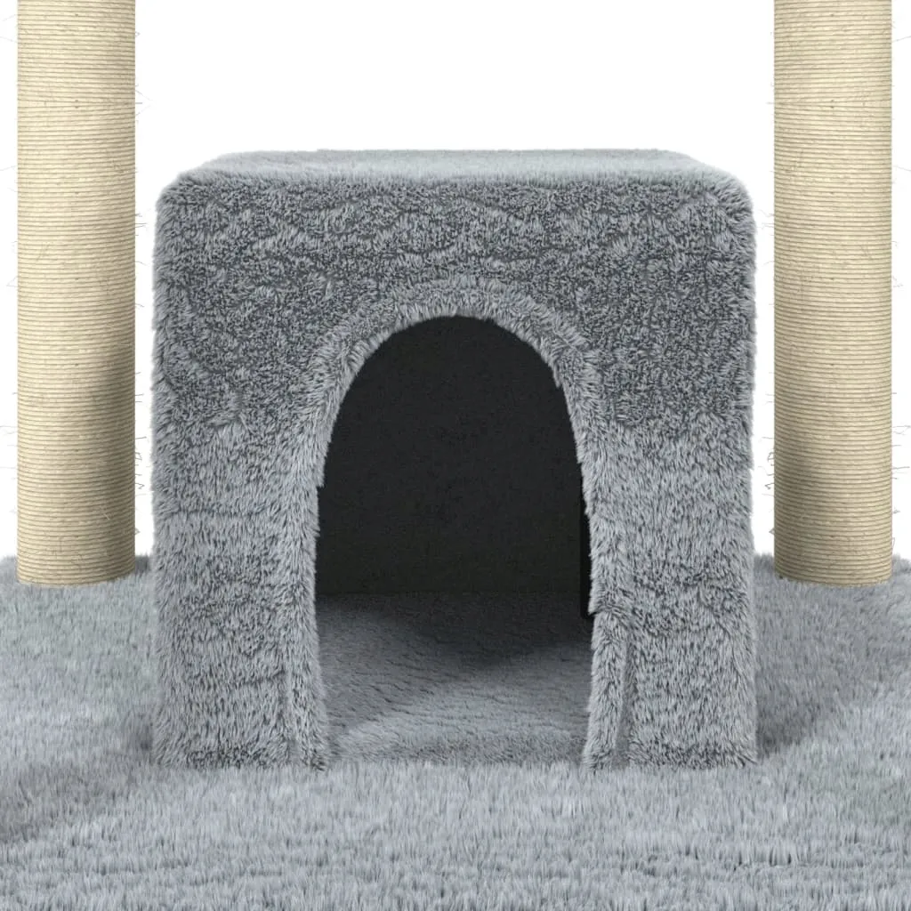 drapak-dla-kotow-148x61x174-cm-jasnoszary-stan-nowy