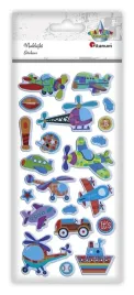 naklejki-wypukle-miekkie-pojazdy-mix-21szt