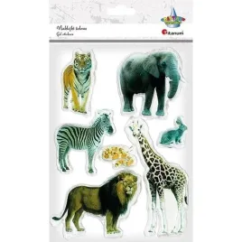 naklejki-zelowe-zoo-7szt