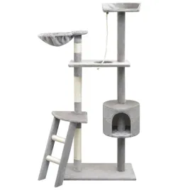 drapak-dla-kota-z-slupkami-do-drapania-150-cm-kolor-szary