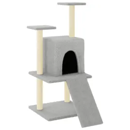 drapak-dla-kota-z-sizalowymi-slupkami-jasnoszary-110-cm