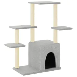 drapak-dla-kota-z-sizalowymi-slupkami-jasnoszary-975-cm