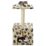 drapak-pluszowy-bezowy-30x30x55cm-stan-nowy