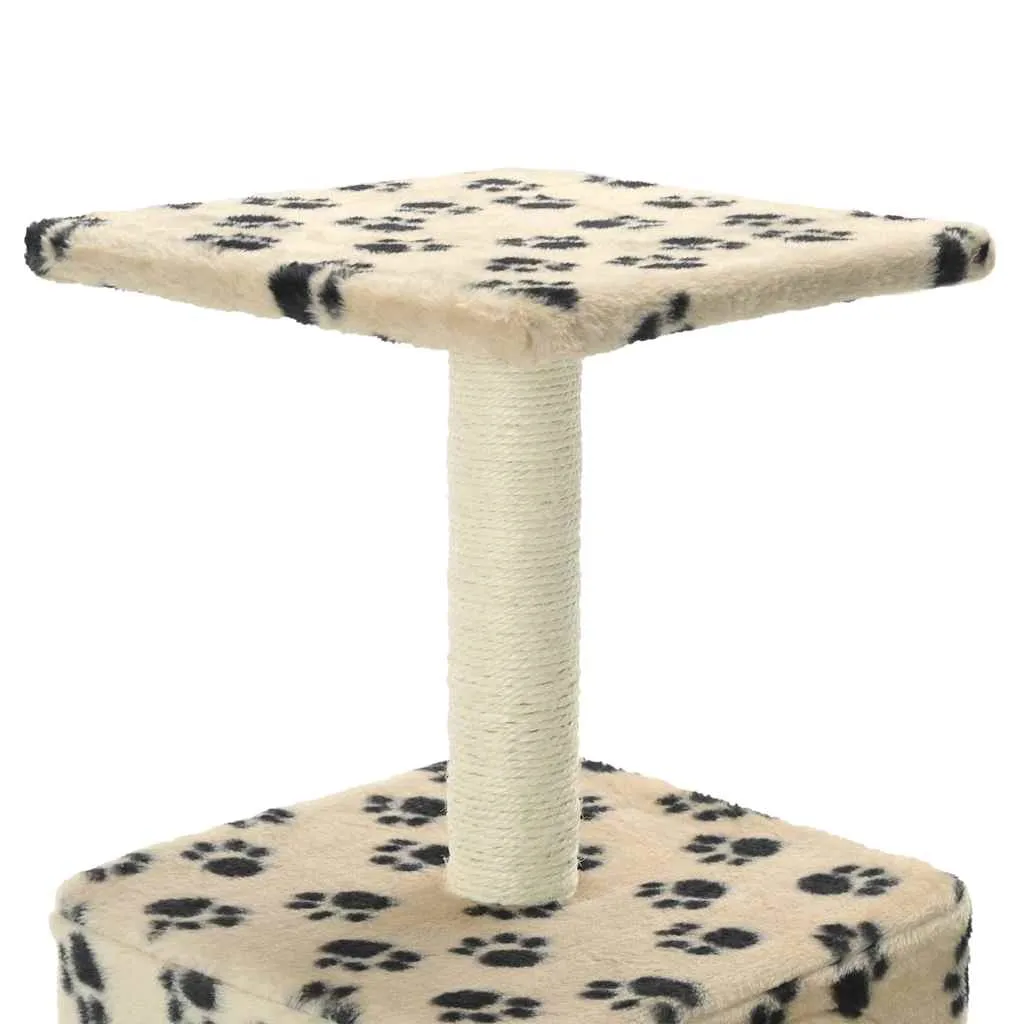 drapak-pluszowy-bezowy-30x30x55cm-stan-nowy