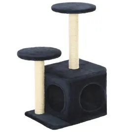 drapak-dla-kotow-z-domkiem-ciemnoniebieski-40-x-30-x-60-cm
