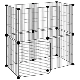 klatka-dla-zwierzat-czarna-35-x-35-cm-malowana-proszkowo-stalowa