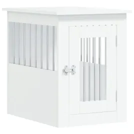 kojec-stolik-dla-psa-2-w-1-material-drewnopochodny-i-stal-bialy-45x62x