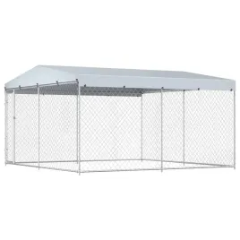 kojec-dla-psa-382-x-382-x-225-cm-stal-galwanizowana-zadaszenie-pe