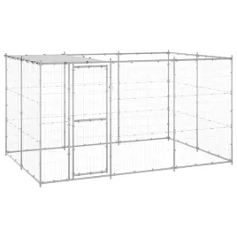 kojec-dla-psa-z-zadaszeniem-i-drzwiczkami-330x220x180-cm-srebrny